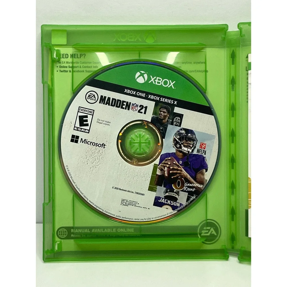 Madden NFL 21 Xbox One Xbox Series X EA Sports Football Game Lamar Jackson V171
